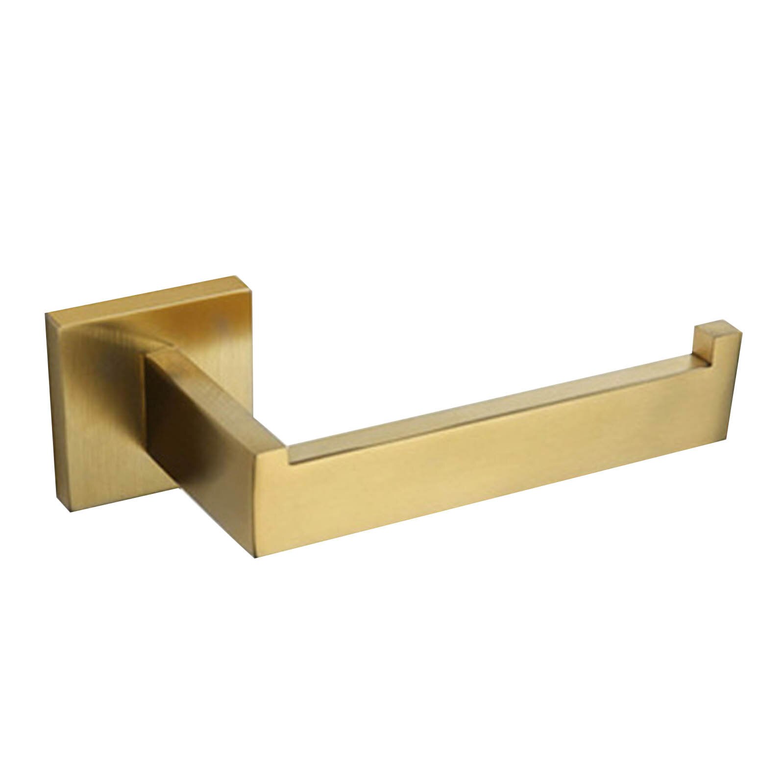 Moderne Toiletrolhouder Zonder Boren Zelfklevende Wc Rolhouder Bad Muur Rvs Geborsteld Toiletrolhouder Tool: A