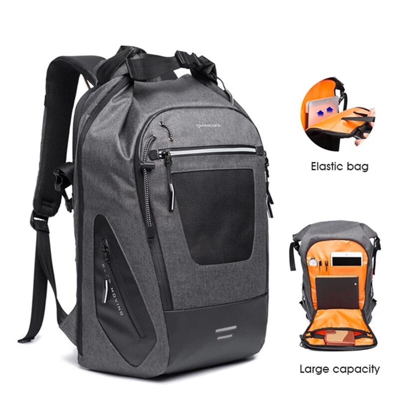 Hidden Anti theft Zipper 15.6 inch Men Waterproof Multifunction Backpack School Bag Men