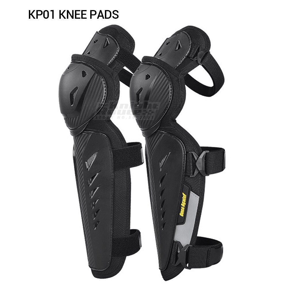 Rodilleras para motocicleta, conjunto de coderas para Moto, protección de rodilla para Motocross, protector de competición, equipo de protección CE EN1621-1: KP01 Knee Pads