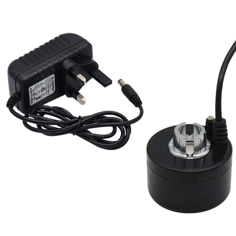 Aquarium Plastic Ultrasonic Mist Maker Fogger Water Fountain Pond Tank Atomizer Nebulizer Air Humidifier Decoration Without LED: UK