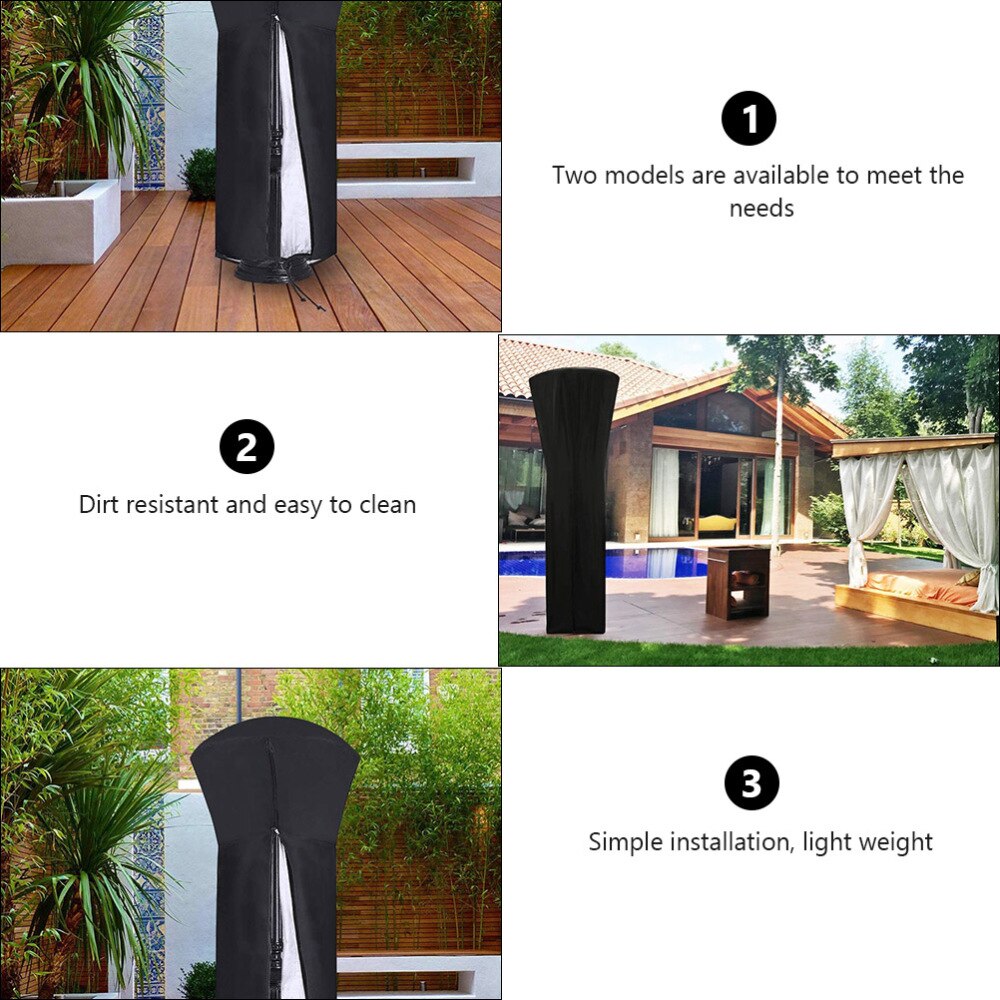 Waterproof Dust Cover Patio Heater Cover Outside Furniture Protector Cover