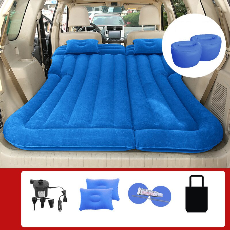In Auto Aufblasbare SOFA KISSEN Bett Luft Matratze Universal SUV Auto Reise Schlafen Pad Outdoor Camping Matte Auto Reise Matratze: D4   Flocking Cloth