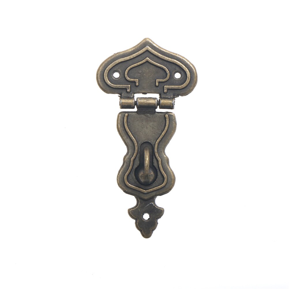 1 stk bronze tone hjerte form smykkeæske hasp lås lås zink legering bronze til vintage træ æske æske smykker