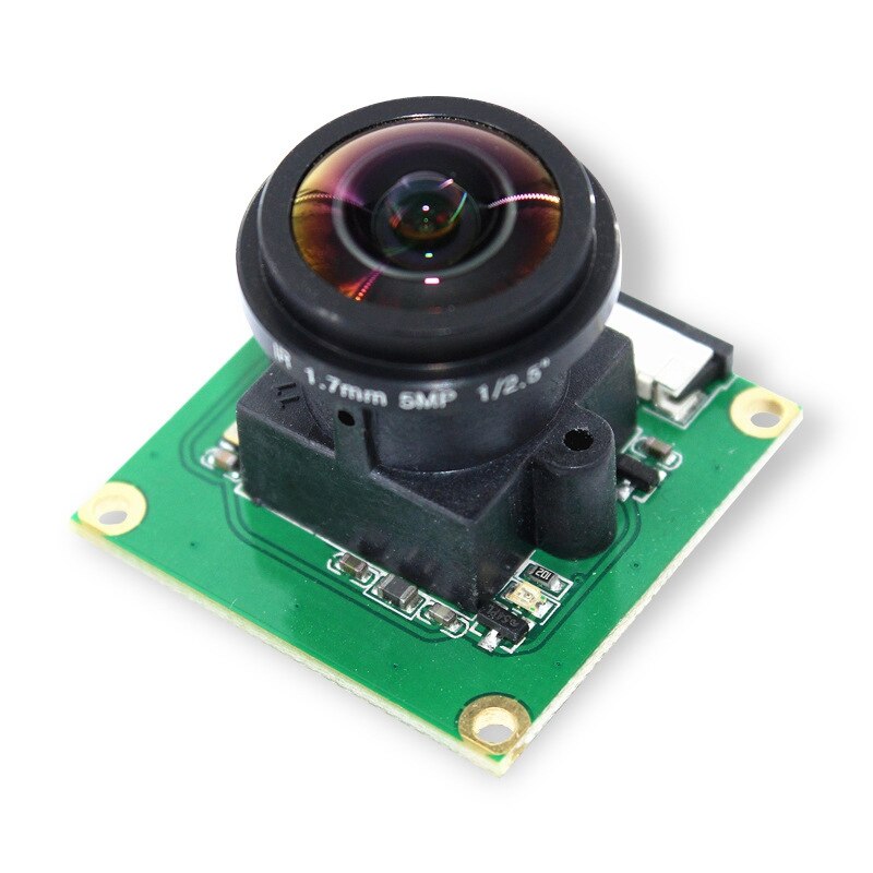 5MP Camera Module 175-Degree Large Lens Automatically Switchable IR Cut Camera for Raspberry PI 4/3/2 Generation