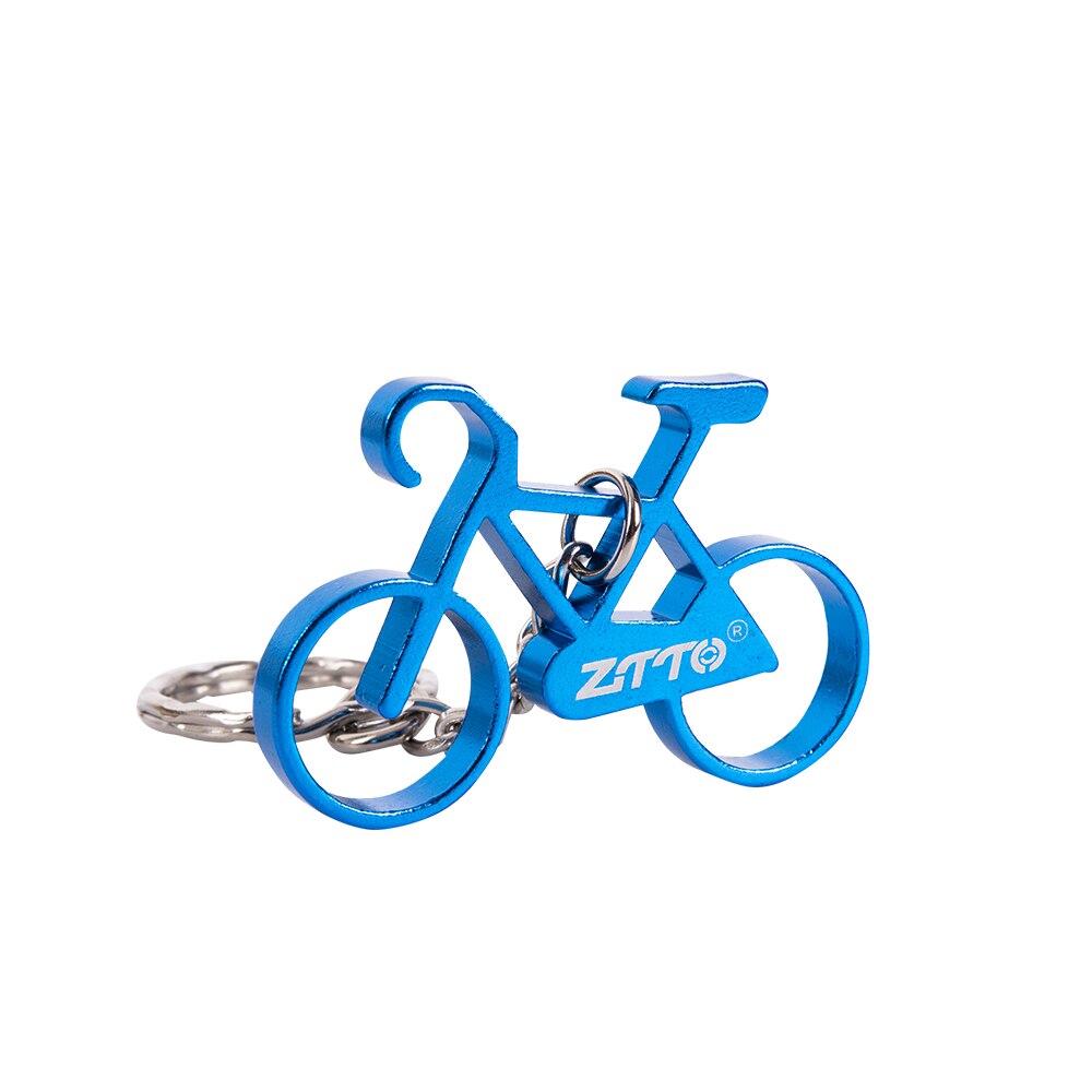 Ztto 2 Stuks Elektrische Fiets Accessoires Fiets Sleutelhanger Mini Ebike Onderdelen Kleurrijke Aluminium Handig: 2 pcs blue