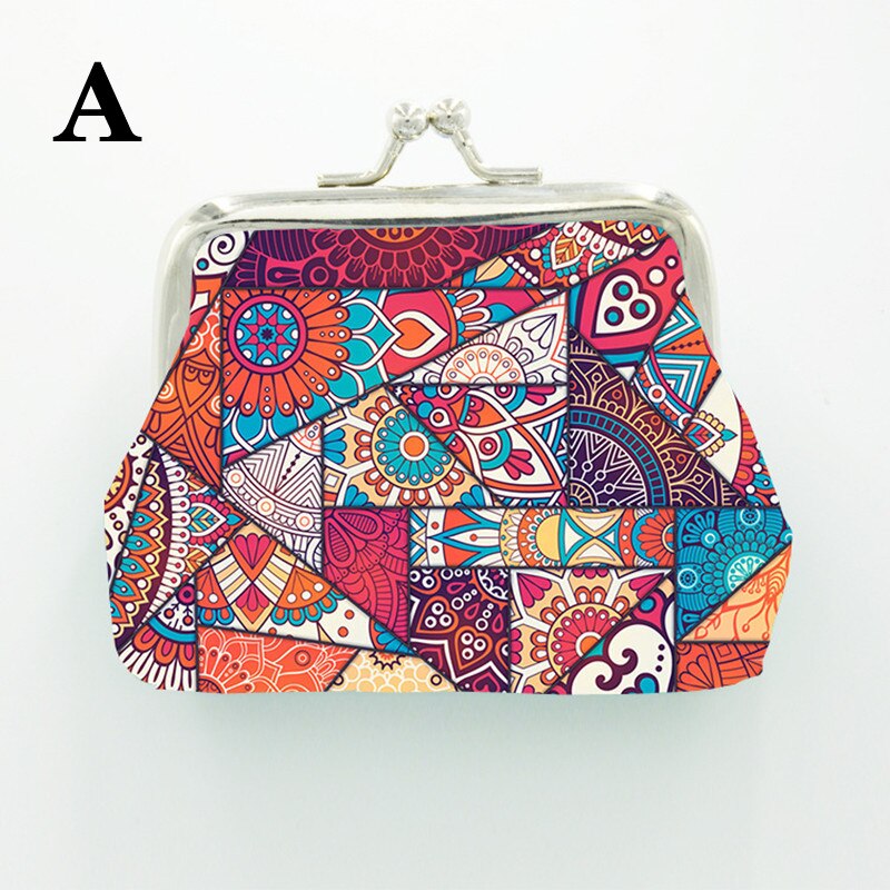 6 Stijlen Bohemen Vrouwen Portemonnee Vintage Nationale Wind Portemonnee Met Hasp Dame Clutch Bag Kleine Verandering Pouch: A
