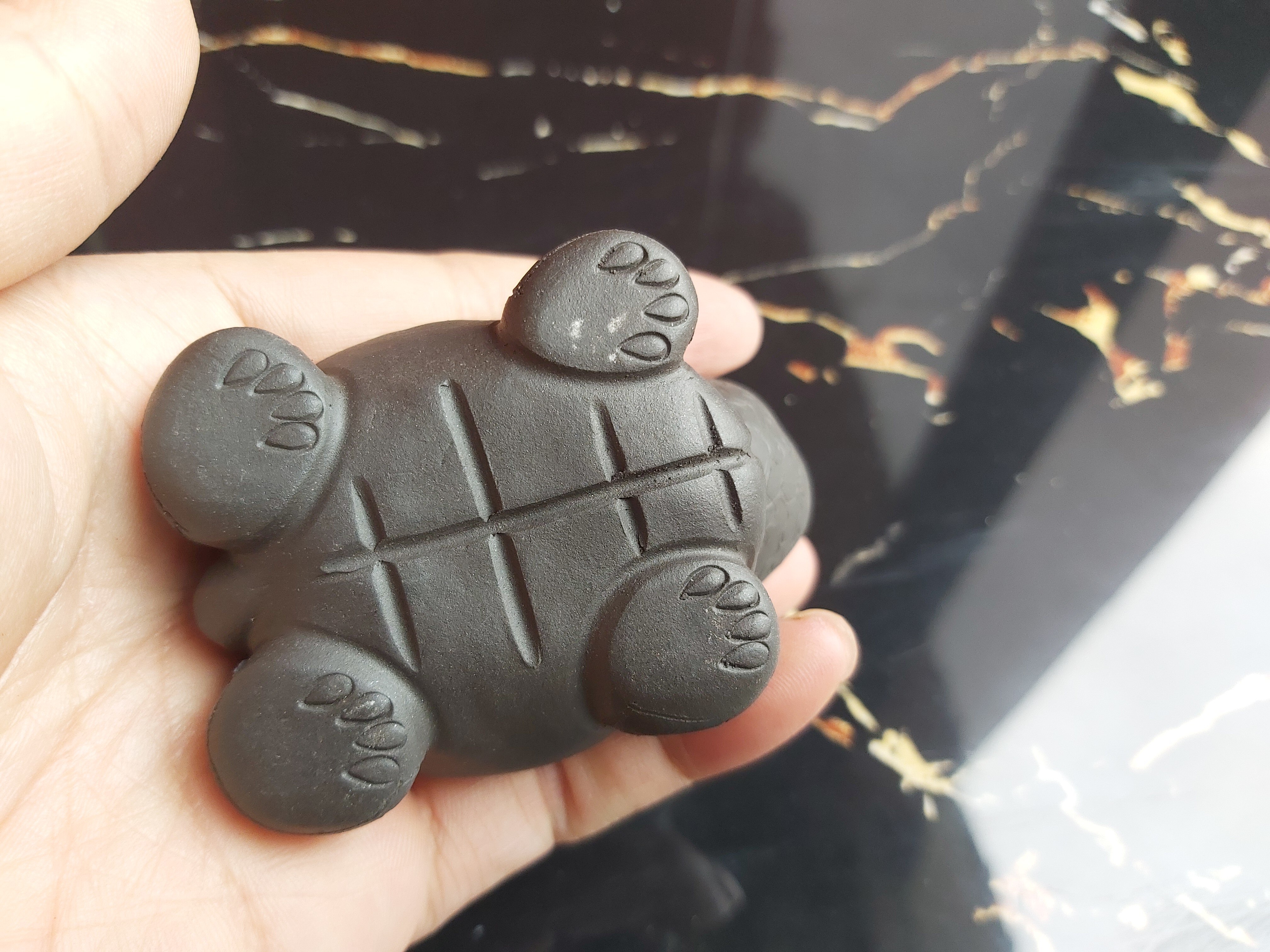 Cute tortoise shell decoration carved carving statues Toy tea pet turtle status sculpture Meditation lovely