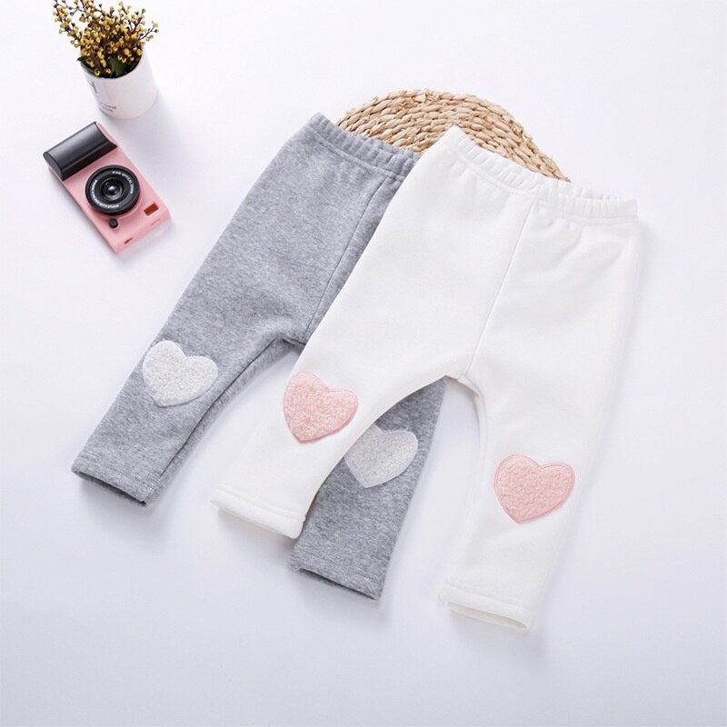 Winter Baby Mädchen Hosen Gamaschen freundlicher freundlicher Hosen Kleinkinder Baumwolle Vlies Hosen Mädchen Jungen Thermische Gamaschen