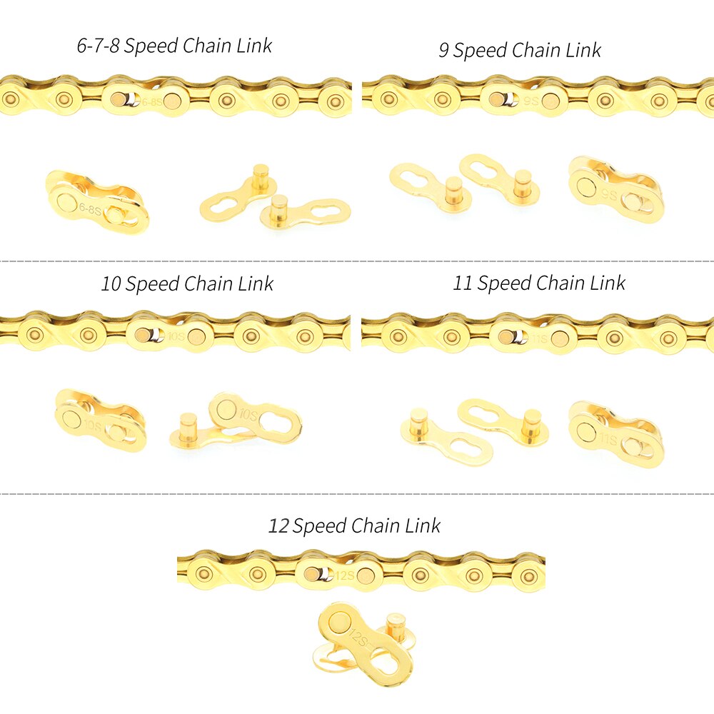 10pcs 6/9/10/11/12 Speed Bicycle Chain Link Connector JointMagic Button Speed Quick Master Link Chain Mountain Bike Accessories