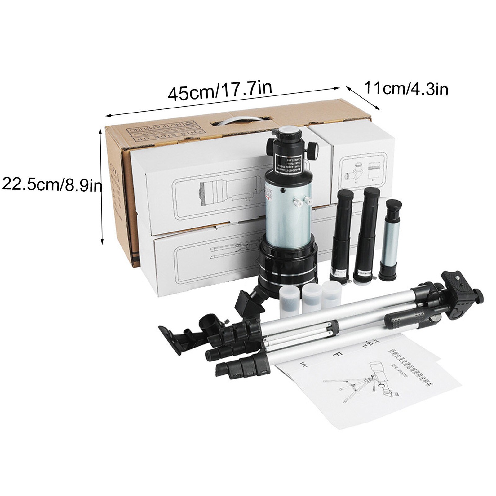 Astronomical Telescope F30070 High Bracket Stargazing High Magnification High Definition #s5