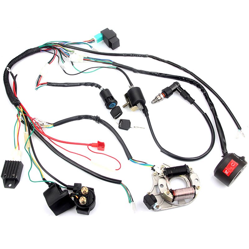 Motorfiets Atv Cdi Bobine Kabelboom Stator Assembly Bedrading Voor Atv Elektrische Quad 50CC 70CC 90CC 110CC 125CC