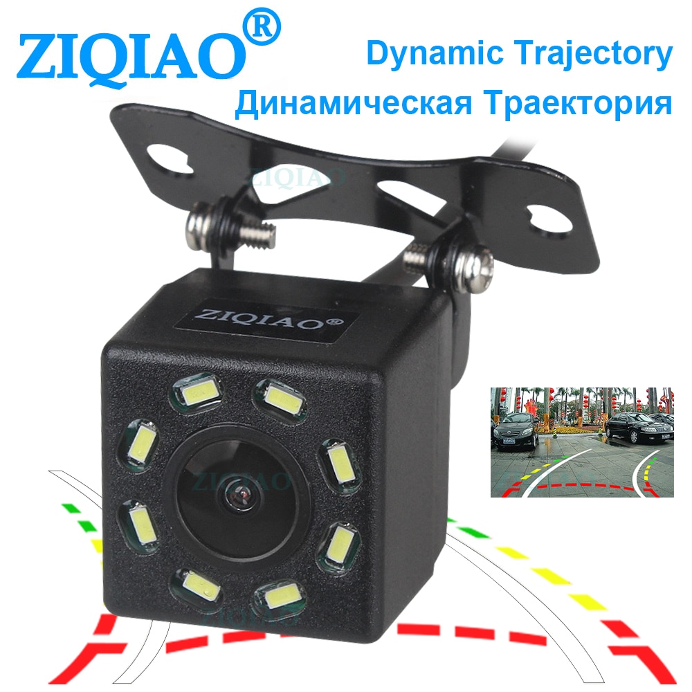 ZIQIAO Car Reverse Camera Dynamic Guide Line Auxiliary Parking Rear View Camera HS083