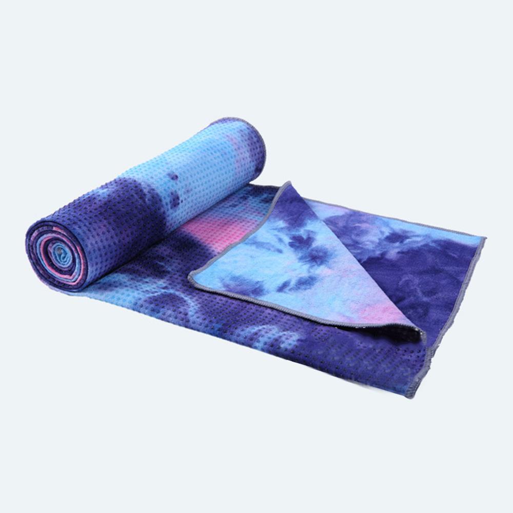 183*63 Cm Universele Yoga Handdoek Antislip Fitness Mat Gedrukt Microfiber Antislip Tie-Dye sport Sneldrogend