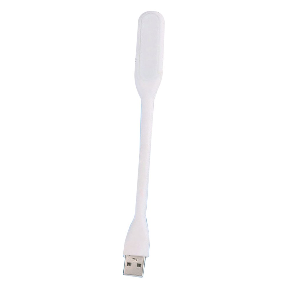 Draagbare Mini USB LED Flexbiable Nachtlampje Super Heldere Boek Licht Leeslamp Voor Power Bank PC Laptop Notebook: YELLOW