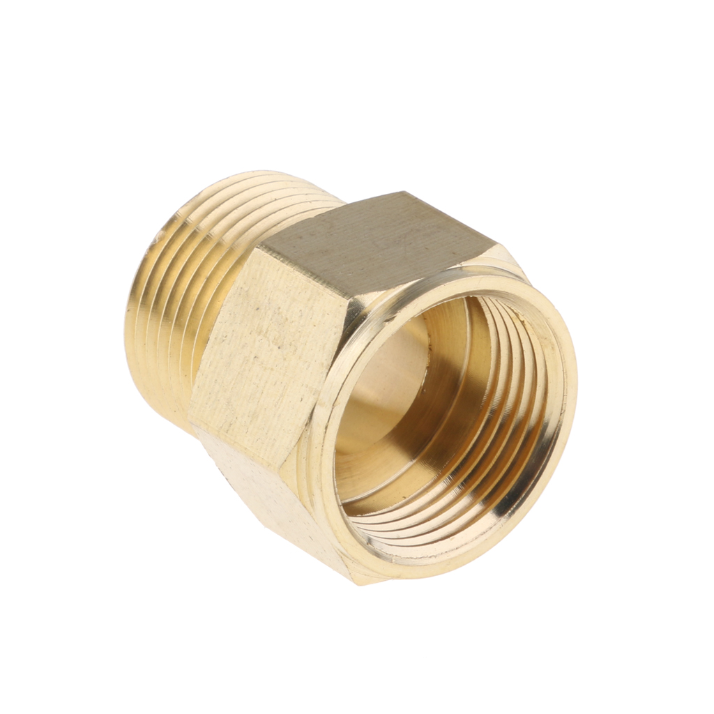 Brass Pressure Washer Jet Wash 22mm Female To M22 Male Connector Joiner