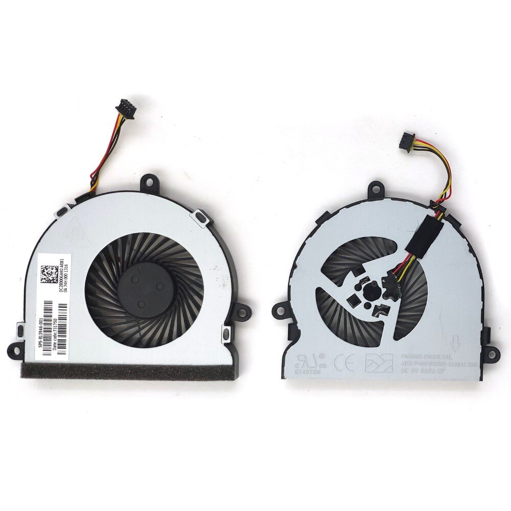 para HP 15-AY017CA 15-AY018CA 15-AY018NR 15-AY019CA 15-AY020NR 15-AY028CA 15-AY039WM 15-AY041WM 15-AY043CA portátil ventilador de la CPU
