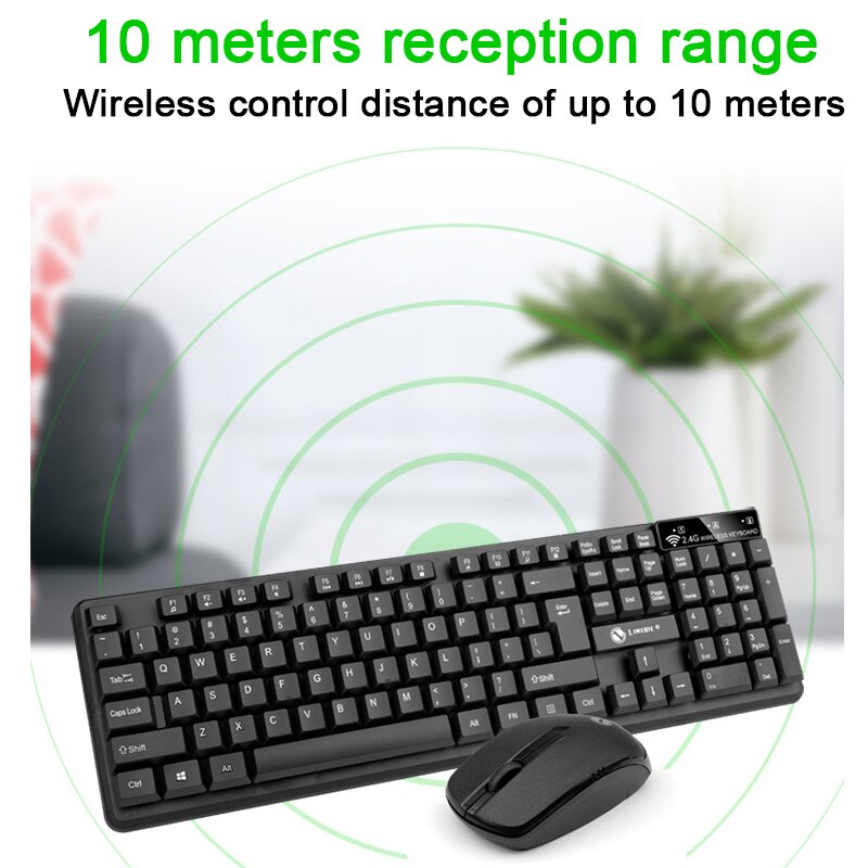 Wireless Keyboard Mouse Set Gaming Office Keyboard Wireless PC Gamer USB 2.4GHZ Game Mause Ergonomics Gaming Mouse teclado Gamer