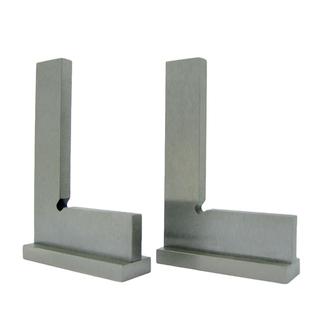 1pc 90 Grad Winkel Klinge Lineal Messer Edelstahl Flache Rand Quadrat Herrscher mit Breite Basis Industrielle Breite Basis