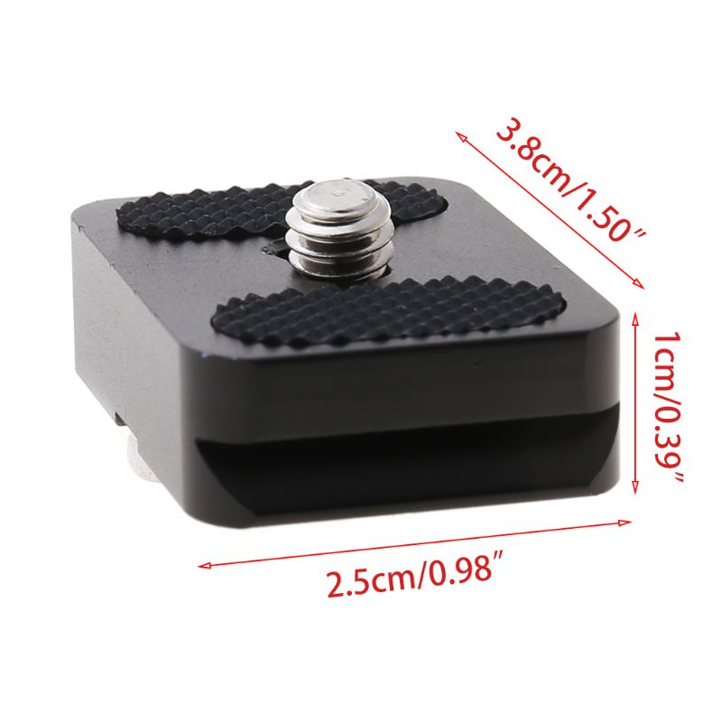 Aluminium PU25 Mini Quick Release Plaat Statief Ptz Universele Digitale Micro Enkele Camera Quick Release Plaat