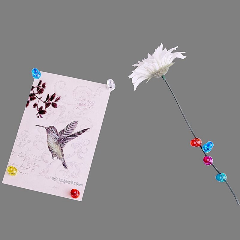 Push Pin Magneten, Pack Van 63 Diverse Kleuren Sterke Magnetische Push Pins, Perfect Magneten Voor Whiteboard, koelkast, Kaart