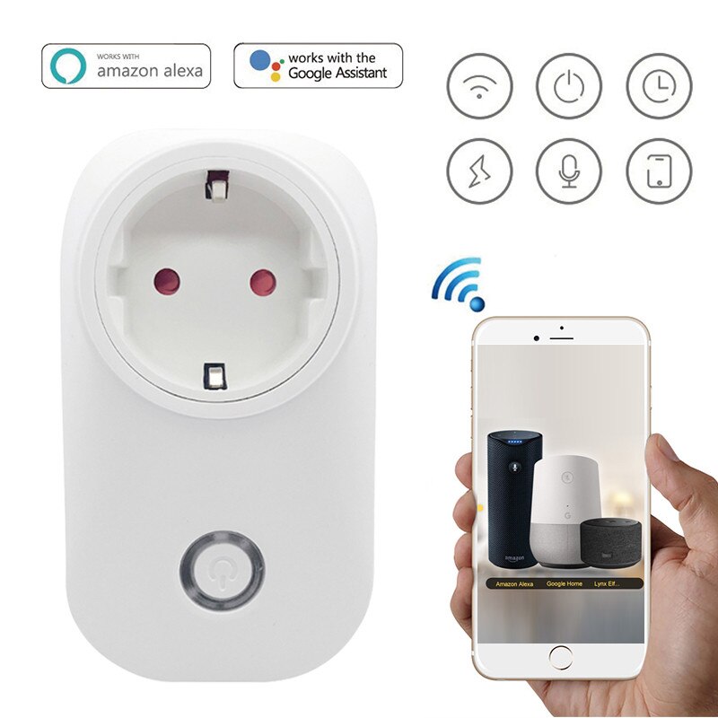 EU/US/UK/AU/BR Plug Smart Plug Smart Wifi Socket 16A Power Smart Home Smart Life Wifi Plug Works with Alexa Google Home IFTTT
