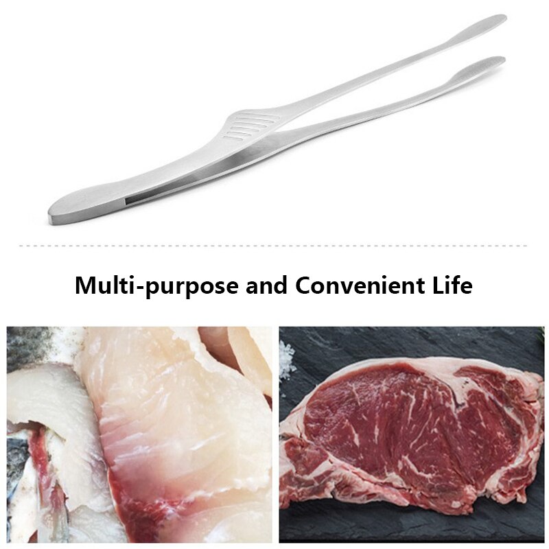 304 Stainless Steel Bbq Barbecue Clip Food Clip Steak Clip Barbecue Clip Home Outdoor Kitchen Cooking BBQ Pot Clips Tools