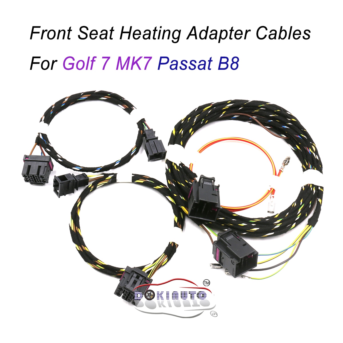 MKVAXR Zierring-Set Für Klimabedienung (Blau) – Passt VW Tiguan, Golf MK7, Passat B8, T-ROC, Käfer, Atlas