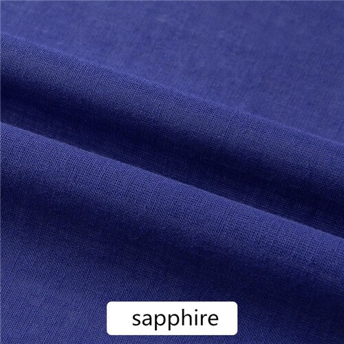 50 Cm Katoenen Voering Fabirc Shirt Jasje Jurk Interlining Stof Diy Ambachten Naaien Accessoires Patchwork Interfacing Stof: sapphire