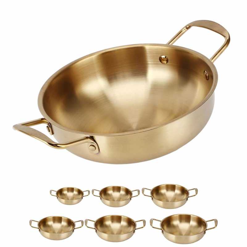 Ramen Pot Gold Noodle Pot Harmless for Household