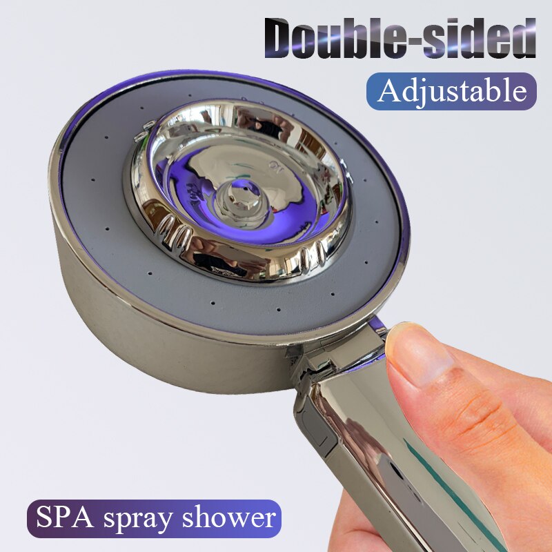 DoubleSided Handheld Pressurized Shower Head For Grandado