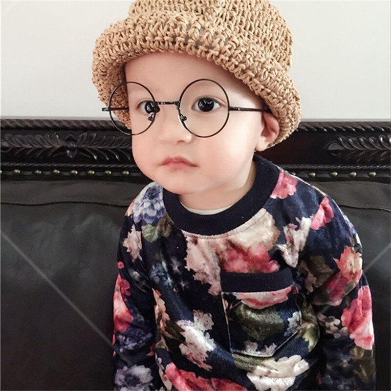 lunettes rondes lunettes montures lunettes enfants avec lentille transparente myopie optique lunettes transparentes pour enfants garçons filles