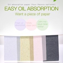 80 stks Facial Absorberend Papier Olie Absorberende Vel Gezicht Verfrissende Olie Blotting Sheets
