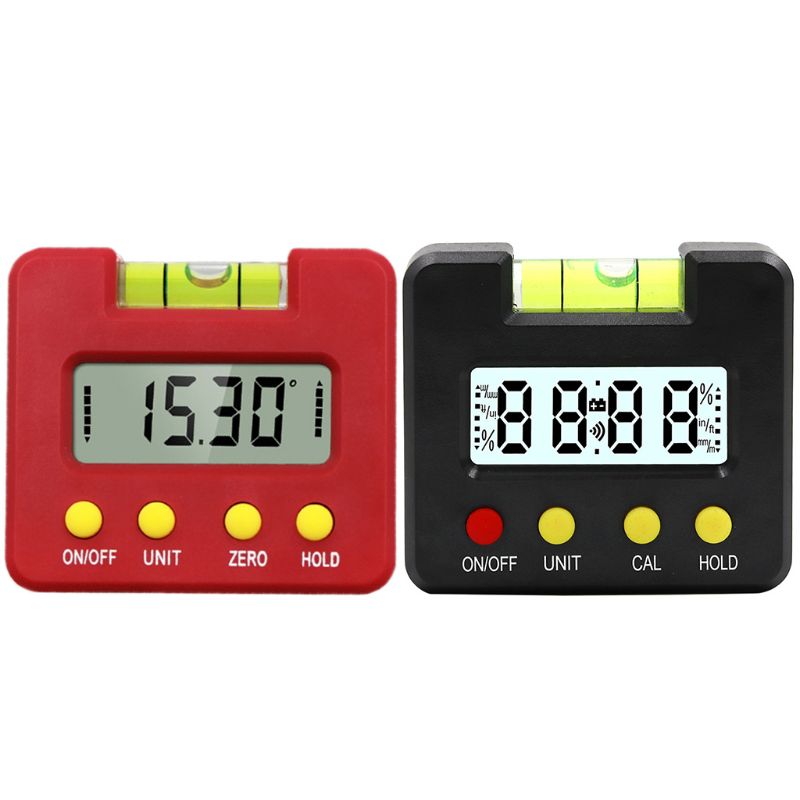 Mini Magnetic Horizontal Bubble Angle Meter Digital Display Protractor Inclinometer Electronic Level Gauge