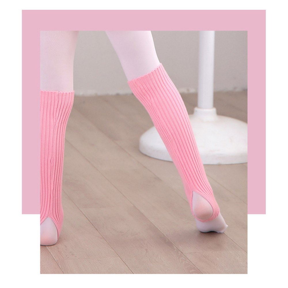 Scaldamuscoli per bambini scaldamuscoli a costine in maglia per Yoga