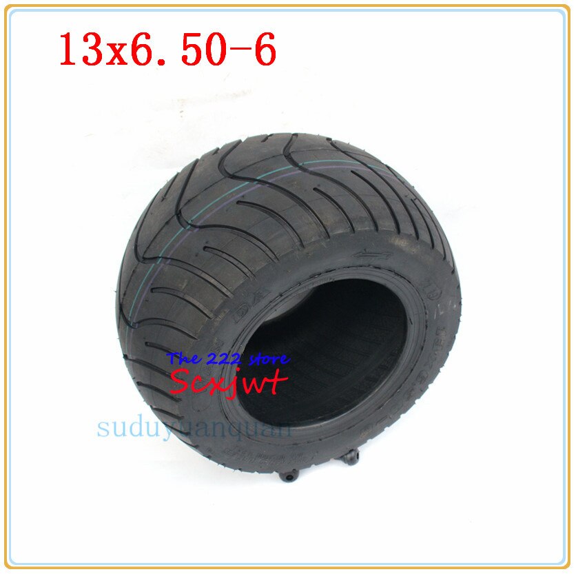 Good 13 inch Vacuum Tyres 13x6.50-6 Tubeless Tires for ATV QUAD Buggy Mower Go-kart Buggy 13*6.50-6