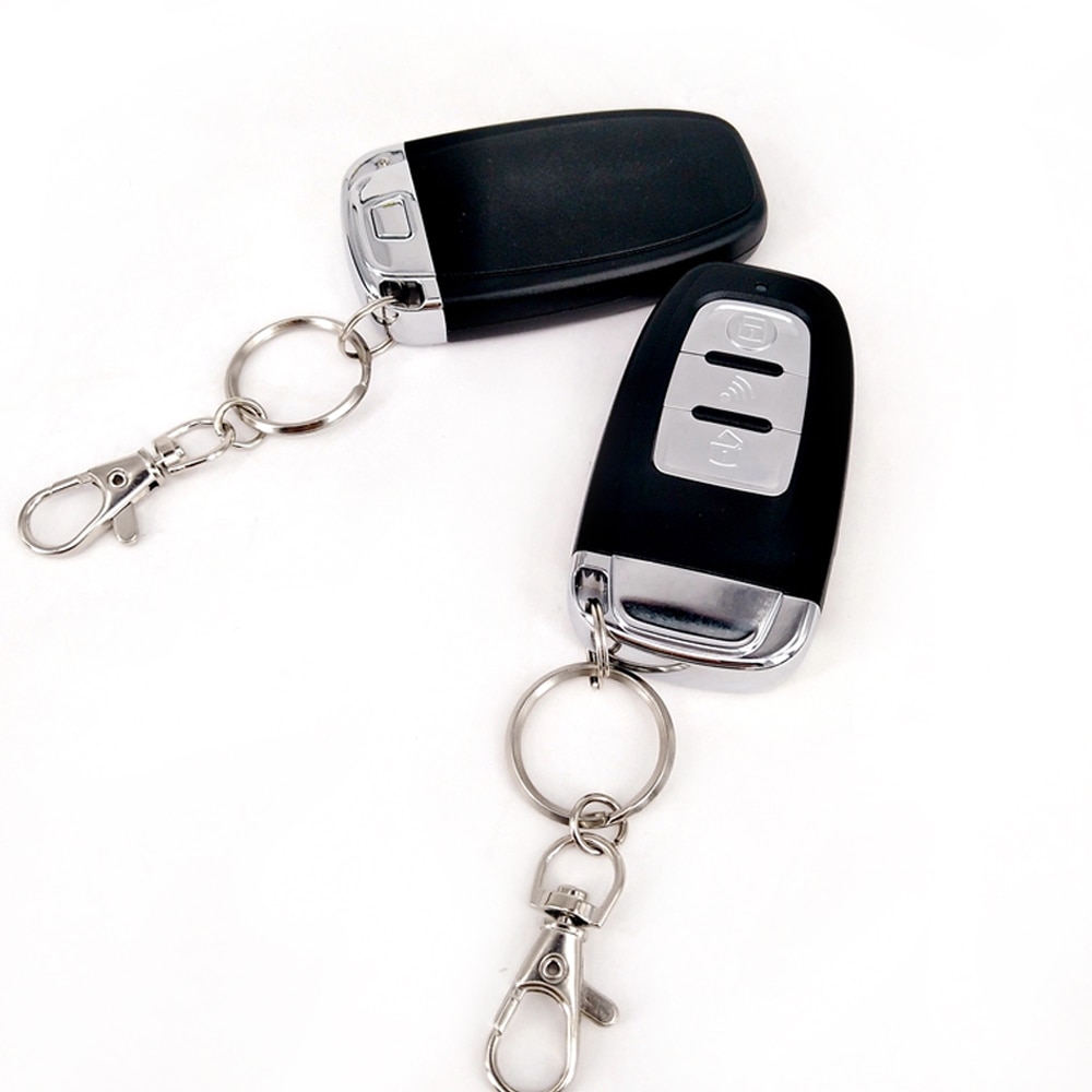 Car Switch Keyless Entry Engine Start Alarm System with Vibration Sensor Push Button Remote Starter Stop Auto Anti-theft System