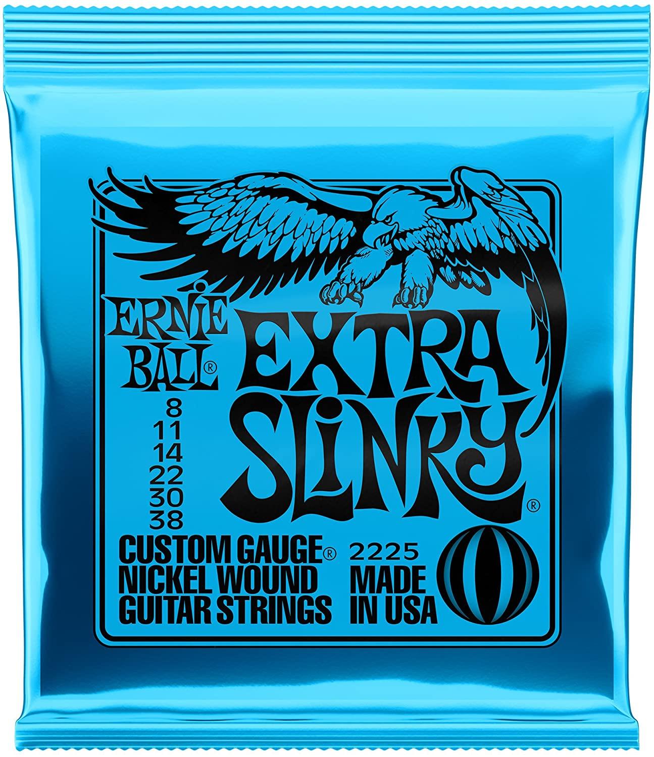 6 Sets EniBall Nickel Wound Electric Guitar Strings ,2215, 2220, 2221, 2222, 2223, 2225: 2225