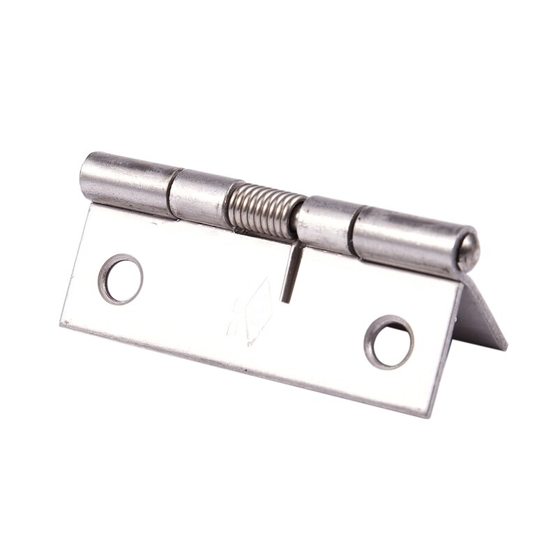 2 Inch Long Stainless Steel Self-Closing Corner Spring Draw Door Hinge: Default Title