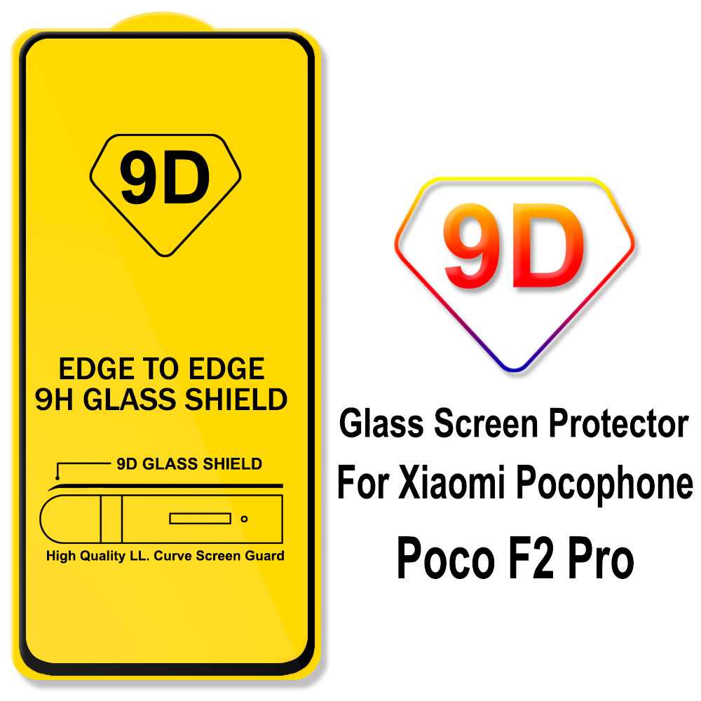 Pellicola Vetro Temperato Curvo 9D Per Xiaomi Poco F2 Pro – Protezione Totale 9H - Foto 2