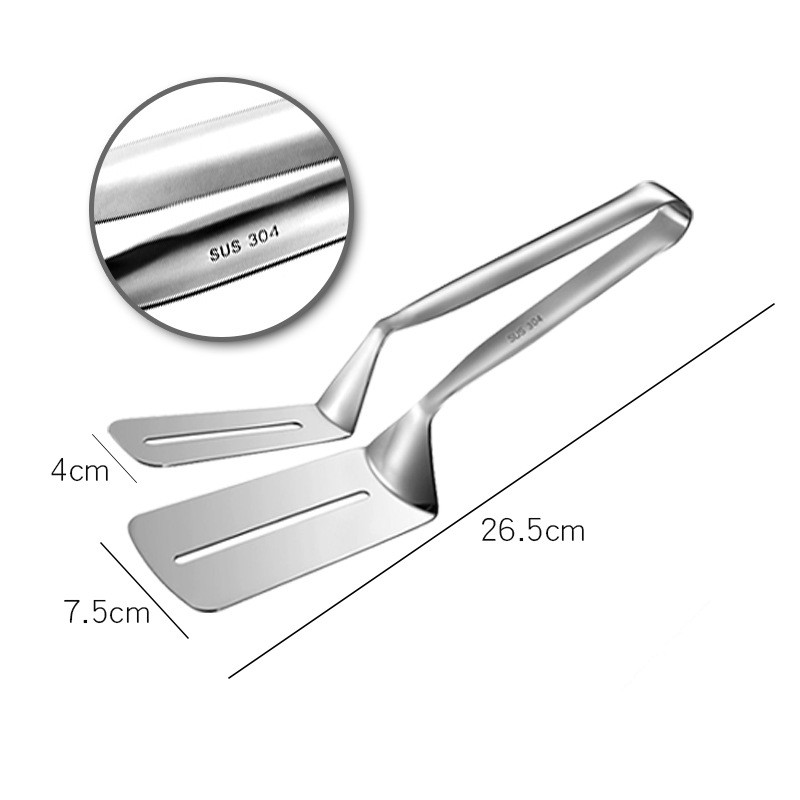 Zwei Verwenden Edelstahl Lebensmittel Zange Gebratener Fisch Steak Clip Dreher BBQ Grillen Non-Stick Grill Grillen Kochen Küche werkzeuge
