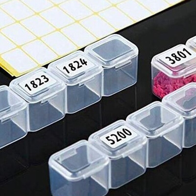 1 Roll Stickers Diamond Classification Storage Distinguish Label Stickers Diamond Painting Accessory Embroidery Tools