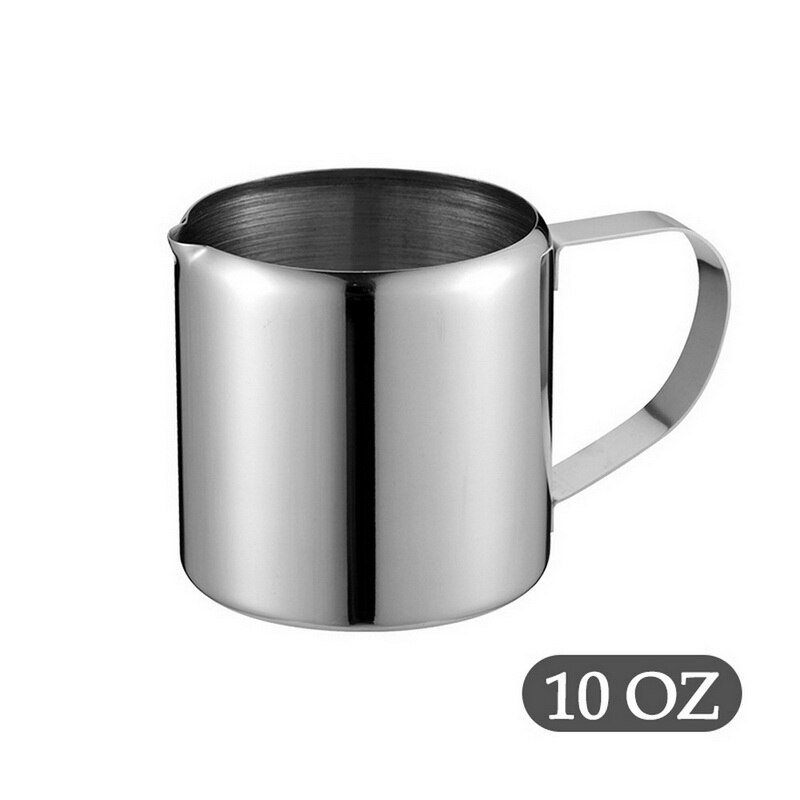 Stainless Steel Milk Frothing Jug Colorful Espresso Coffee Pitcher Barista Craft Coffee Latte Milk Frothing Jug Pitcher Tools: 10 oz