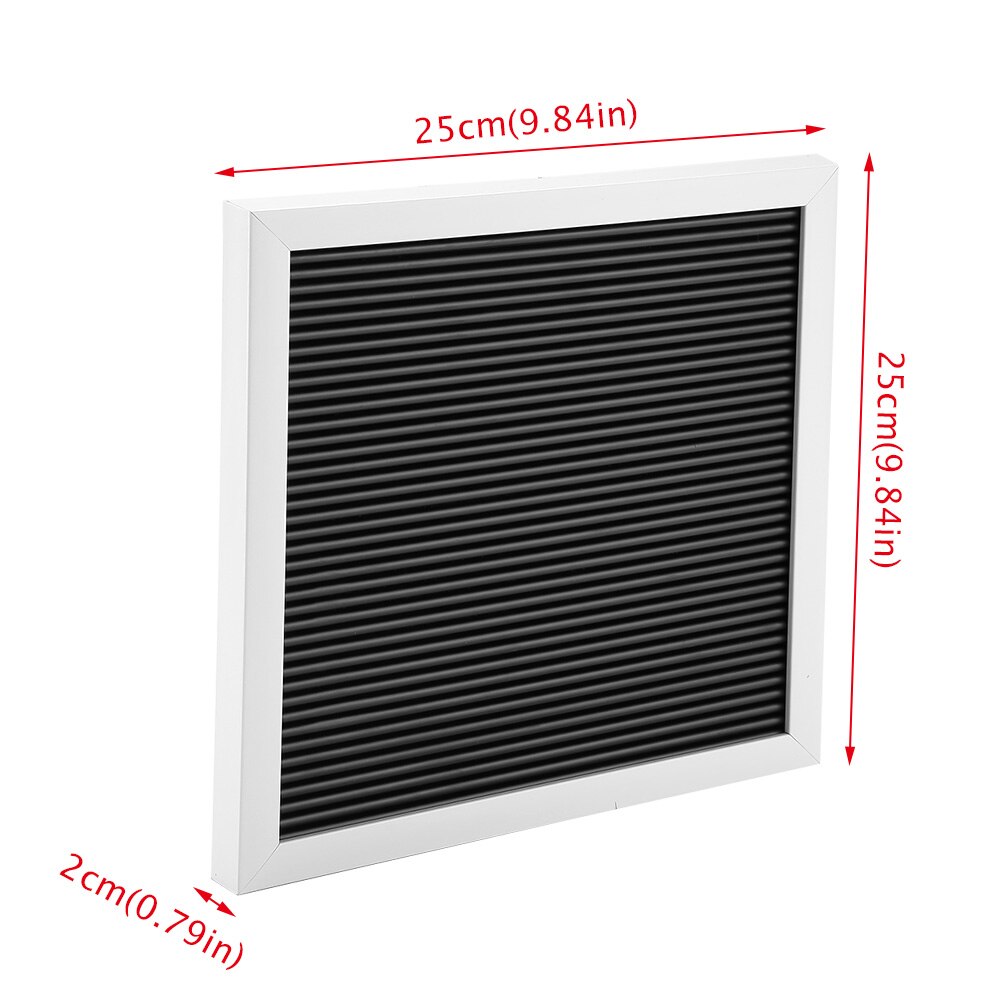 Brevtavla meddelande filt brevtavla skylt skiftbara bokstäver siffror rumsdekor bokstavstavlor 25cm*25cm
