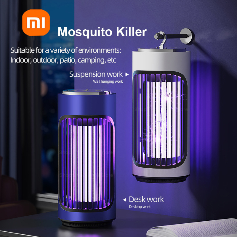 Xiaomi Mosquito Killing Light fotocatalizador descarga eléctrica Mosquito Killer para dormitorio sala de estar escritorio montado en la pared