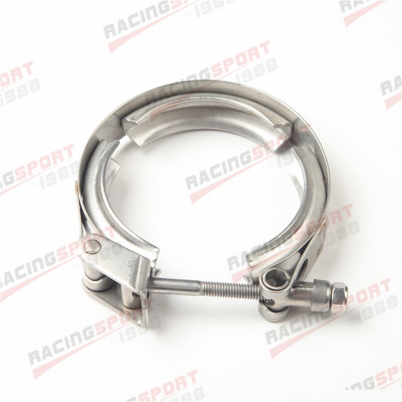 304 Stainless Steel Quick Release V-Band Clamp Fit Flange ID 2.75" inch
