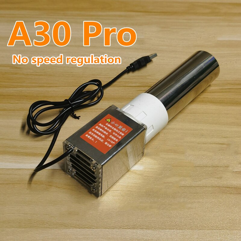 A60S Violent Speed Control Blower Outdoor BBQ Grill Wood Fire Stove With Collector Tube Fire Hair Dryer Portable 5V USB Plug: A30 pro