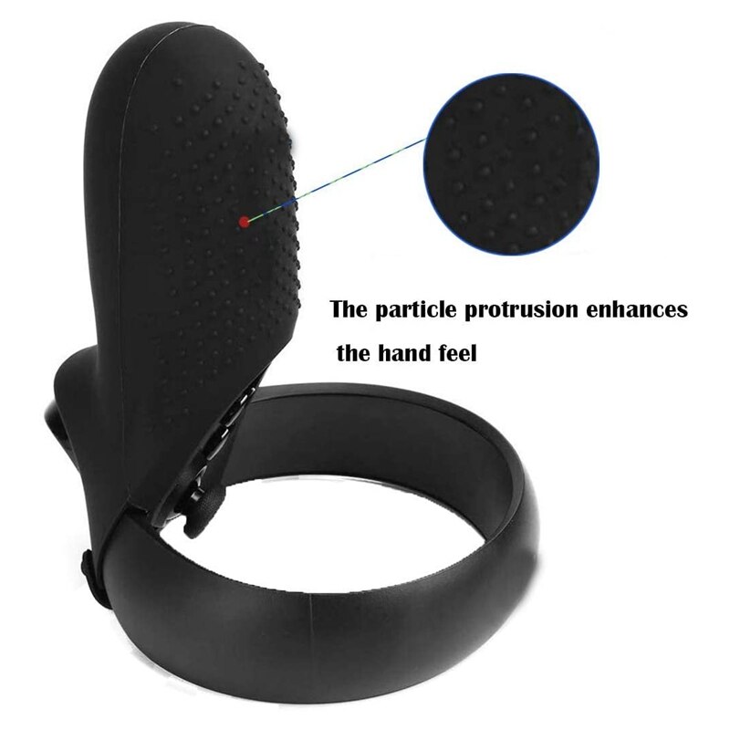 Presa di controllo Della Copertura con la Cinghia di Polso + Pollice Copertura per Oculus ricerca/spaccatura S anti-Coperte E plaid Maniglia di Protezione vestito (Nero)