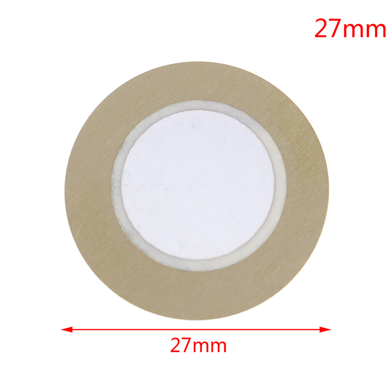 10Pcs 12/15/18/20/27/35/41/50Mm Piezo Elements sirene Sensor Pad Ronde Trigger Drum Disc Koper: 27mm
