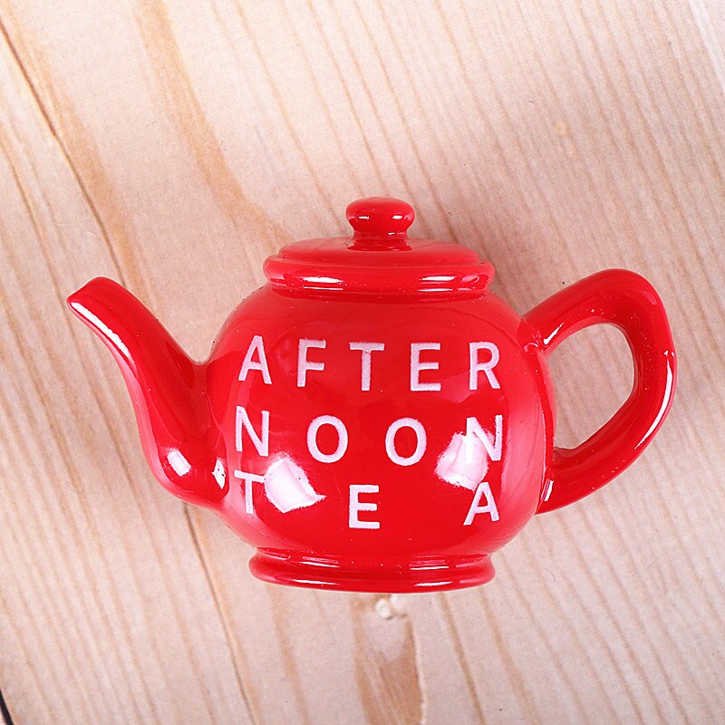 Bionische voedsel koelkast magnetische pasta melk pan ei brood tomaat koelkast plakken bericht stok magneet knop home decoratie: teapot