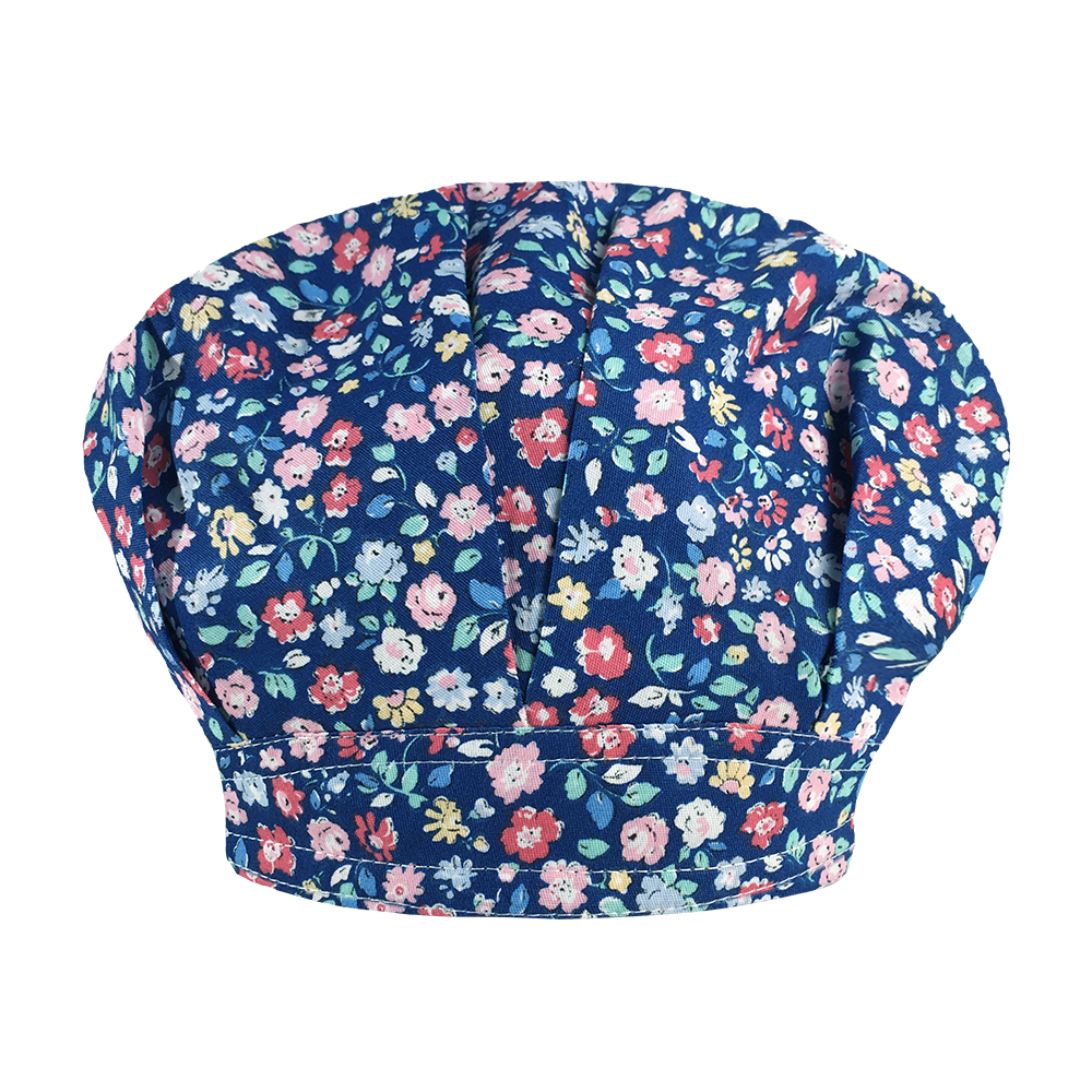 Dyr tegneserie blomsterprint elastisk scrubs hatte dyrebutik laboratorium spa arbejde hat skønhedssalon scrubs fluffy cap: Foto 32096